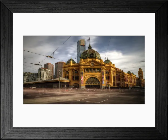 Framed Print : Melbourne Central Railway Station long exposure Framed Print : Melbourne Central Railway Station long exposure