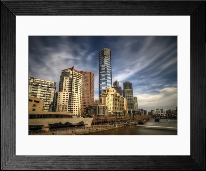 Framed Print : Melbourne city centre Eureka tower
