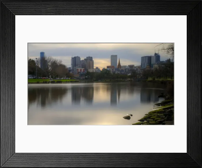 Framed Print : Melbourne long exposure sunset light Framed Print : Melbourne long exposure sunset light