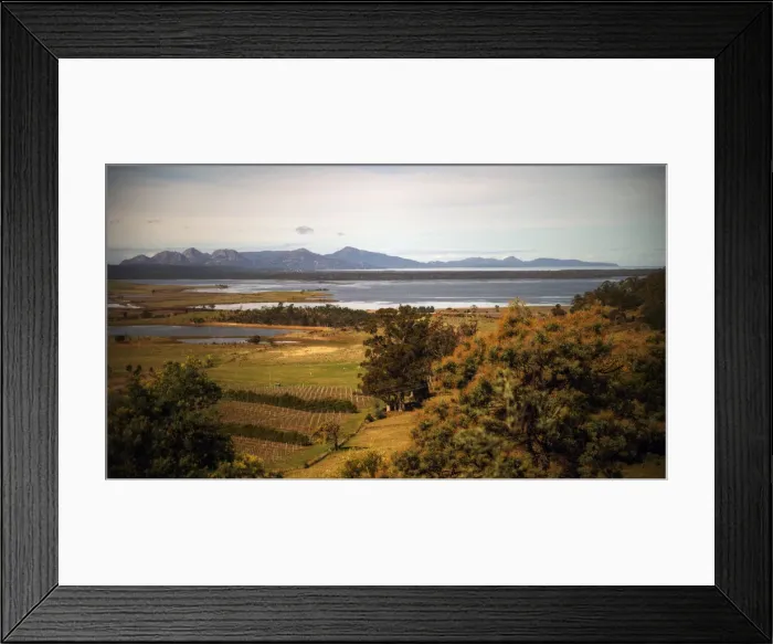 Framed Print : East coast of Tasmania