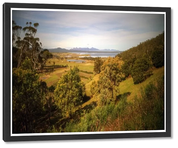 Tasmania east coast landscape