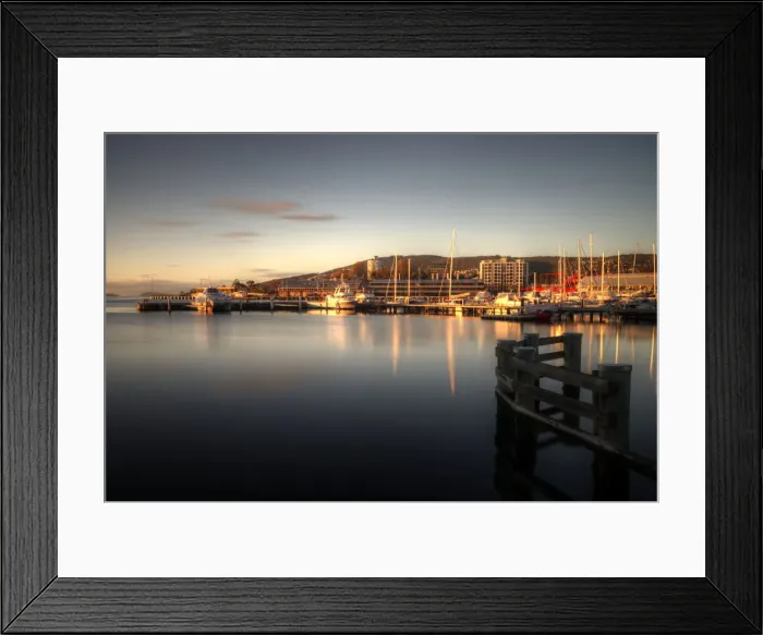 Framed Print : Hobart sunrise reflection Framed Print : Hobart sunrise reflection