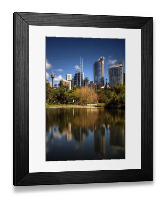 Framed Print : Sydney city centre reflections Framed Print : Sydney city centre reflections
