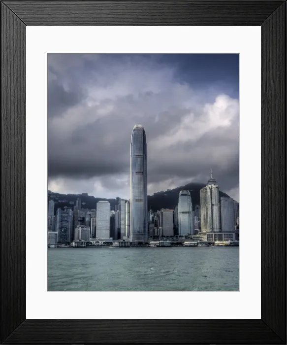 Framed Print : Hong Kong skyline view from Kowloon