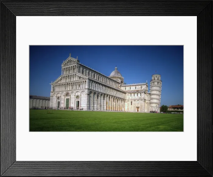 Framed Print : Cathedral and leaning bell tower of Pisa Framed Print : Cathedral and leaning bell tower of Pisa