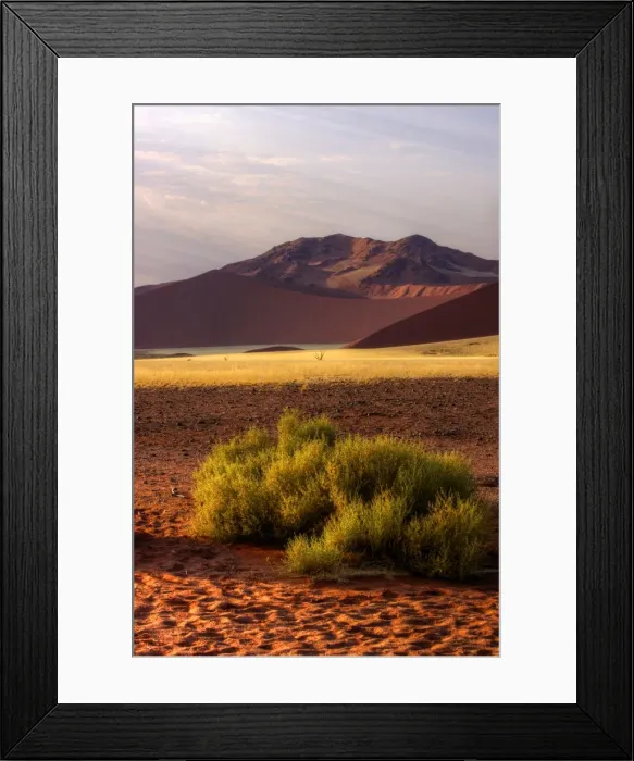 Framed Print : Namibian desert dunes sunrise Framed Print : Namibian desert dunes sunrise