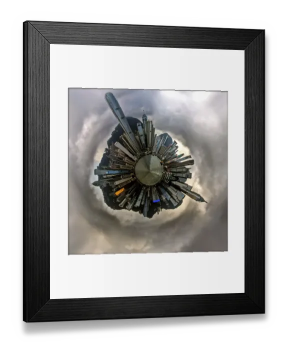Framed Print : Mini planet