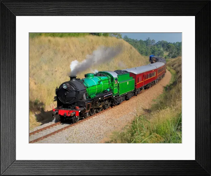 Framed Print : Steam Train during Maitland Steamfest Framed Print : Steam Train during Maitland Steamfest