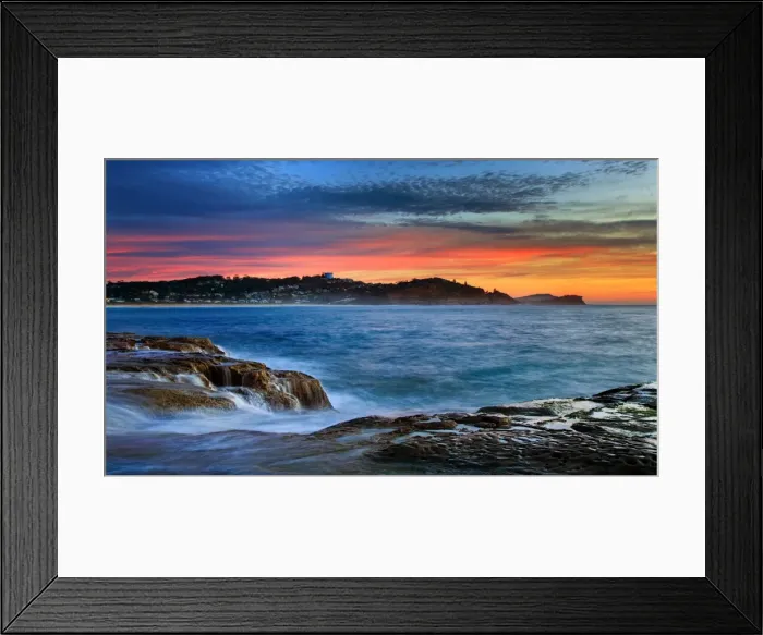 Framed Print : Avoca Beach sunrise Framed Print : Avoca Beach sunrise