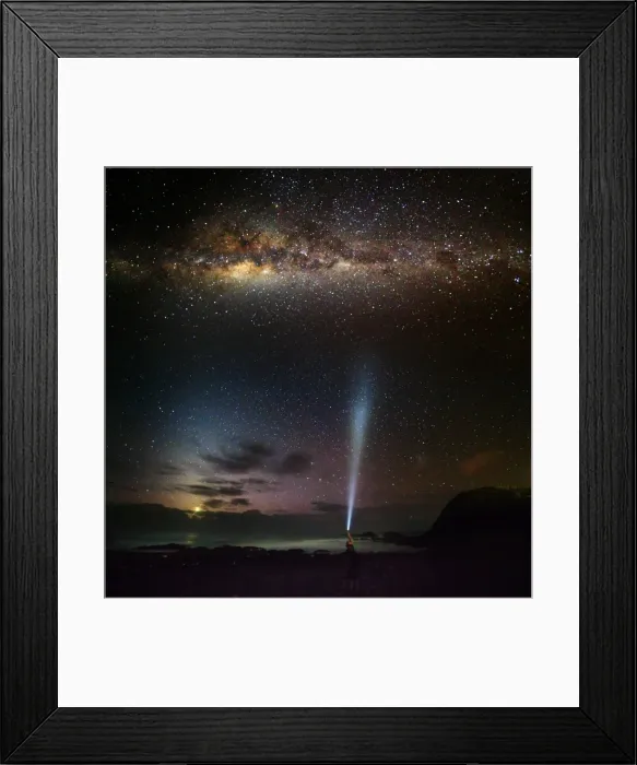 Framed Print : Milky Way over Crescent Head Framed Print : Milky Way over Crescent Head
