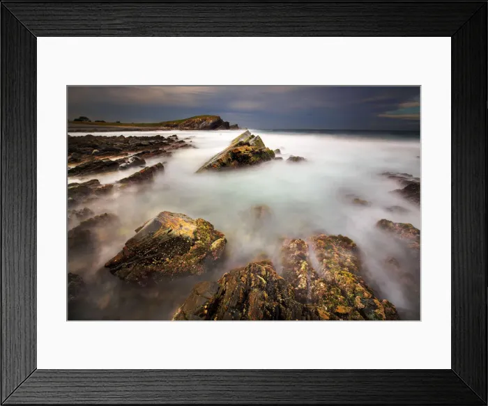 Framed Print : Crescent Head sunset