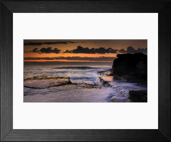 Framed Print : Macmasters Beach sunrise Framed Print : Macmasters Beach sunrise