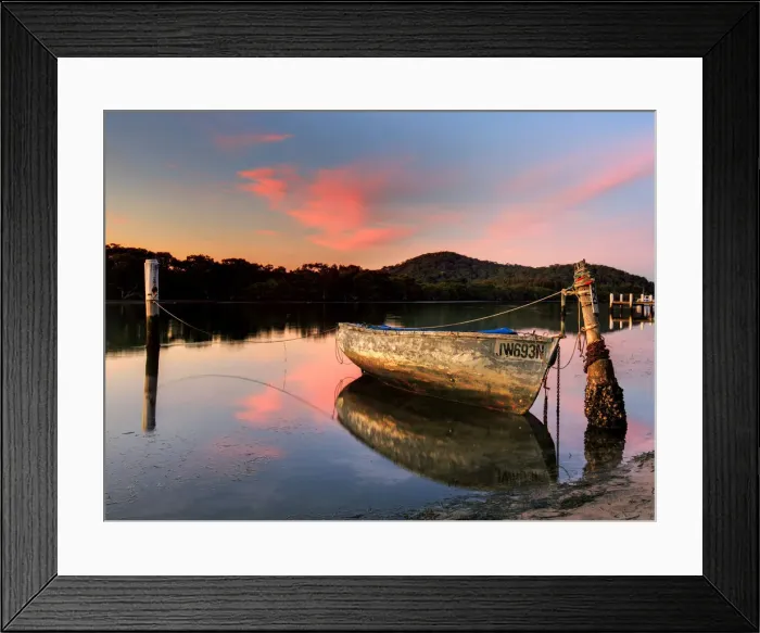 Framed Print : Woy Woy sunset