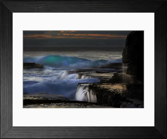 Framed Print : Macmasters Beach sunrise Framed Print : Macmasters Beach sunrise