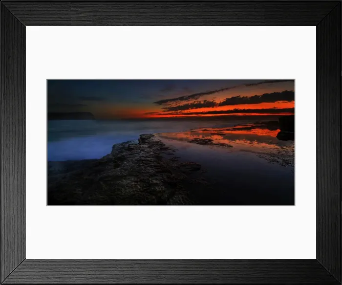 Framed Print : Macmasters Beach sunrise