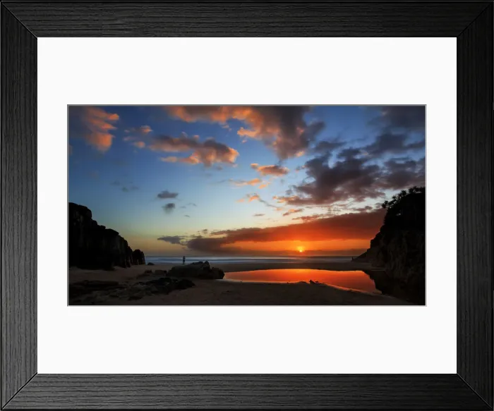 Framed Print : Sunrise at Little Bay