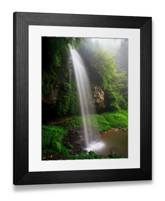 Framed Print : Crystal Shower Falls Framed Print : Crystal Shower Falls