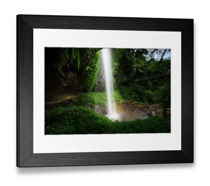Framed Print : Crystal Shower Falls Framed Print : Crystal Shower Falls