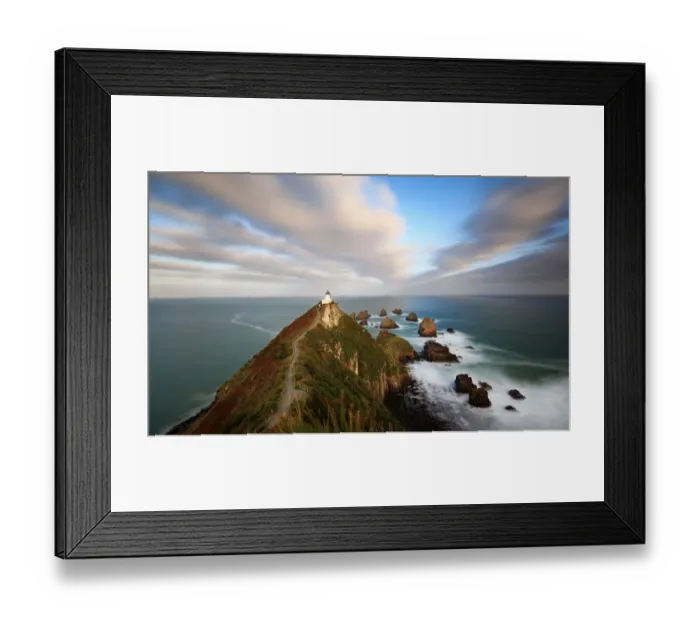 Framed Print : Nugget Point New Zealand