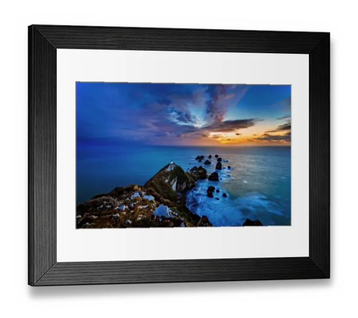 Framed Print : Nugget Point New Zealand