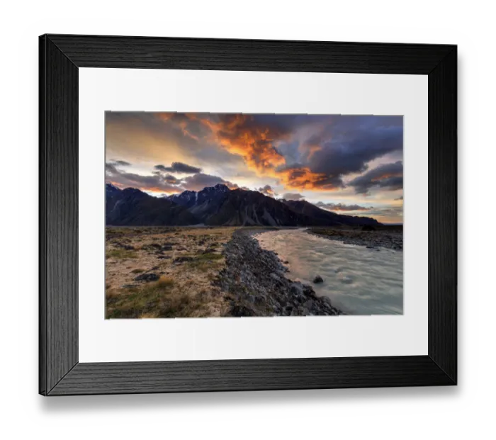 Framed Print : Sunrise at Mt Cook National Park Framed Print : Sunrise at Mt Cook National Park