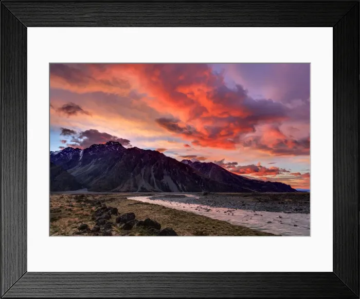 Framed Print : Mount Cook National Park sunrise Framed Print : Mount Cook National Park sunrise