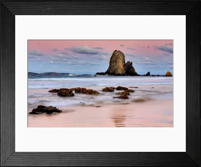 Framed Print : Pastel beach sunset Framed Print : Pastel beach sunset