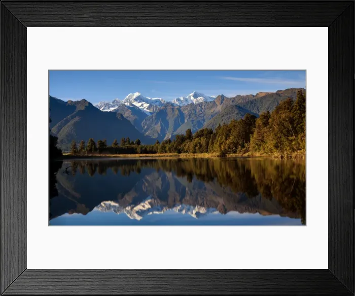 Framed Print : Lake Matheson reflections