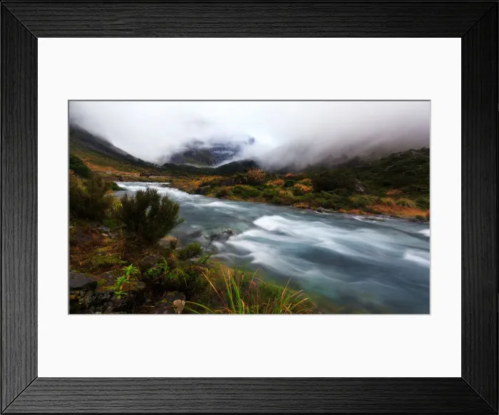 Framed Print : Mountain Stream Milford Sound Framed Print : Mountain Stream Milford Sound