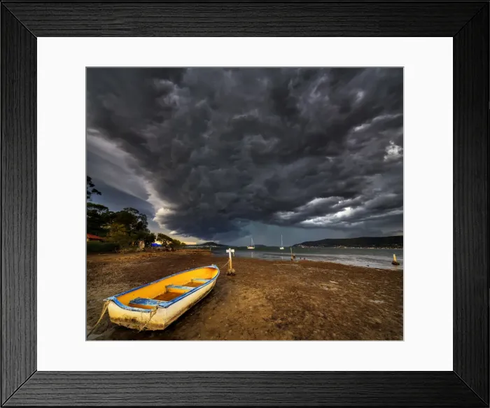 Framed Print : Dramatic storm aproaching Framed Print : Dramatic storm aproaching