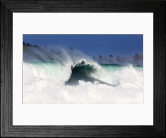 Framed Print : Wild surf at Terrigal, Australia