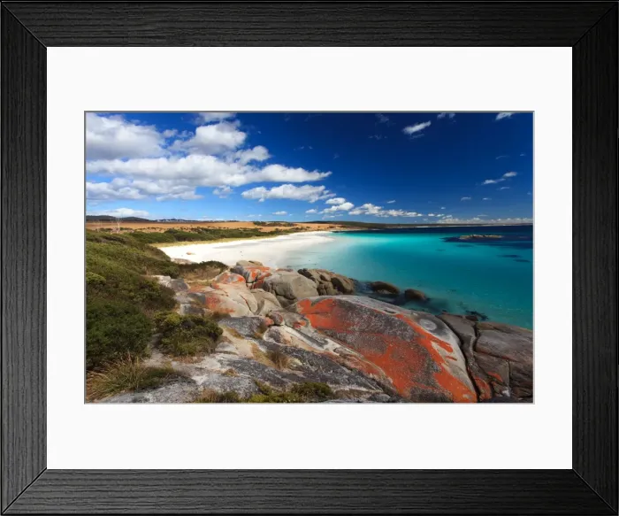Framed Print : Bay of Fires