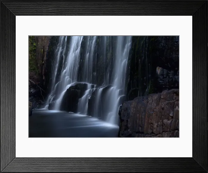 Framed Print : Bottom of waterfall and rocks Framed Print : Bottom of waterfall and rocks