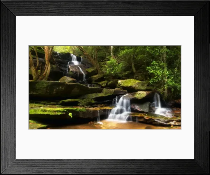 Framed Print : Somersby Falls
