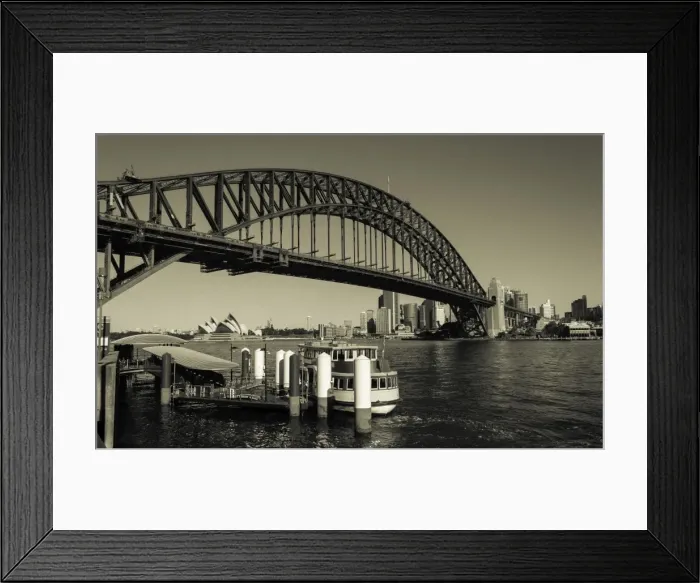 Framed Print : Harbour View Framed Print : Harbour View
