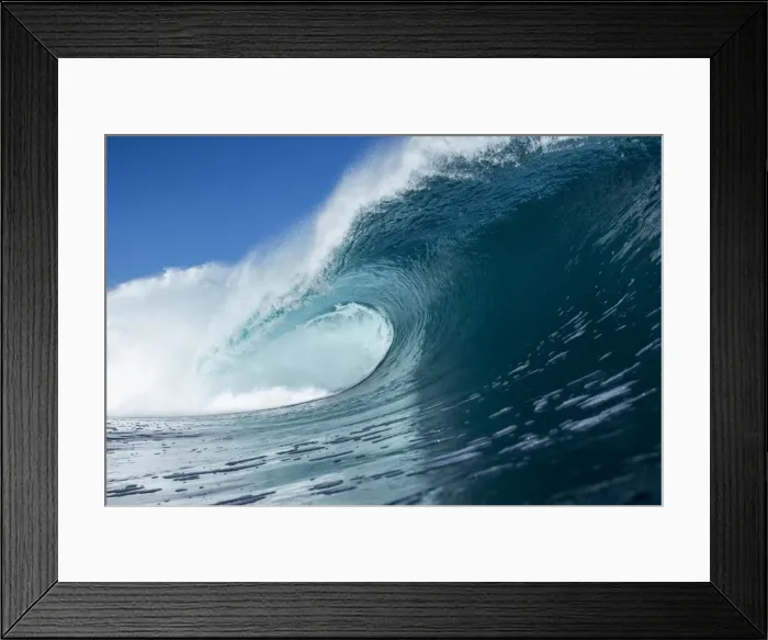 Framed Print : waave, art, ocean, pit Framed Print : waave, art, ocean, pit