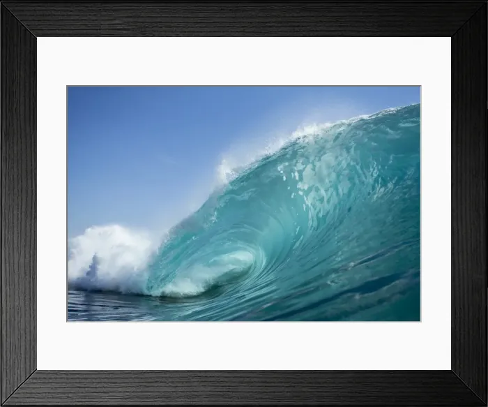 Framed Print : Electric blue pit