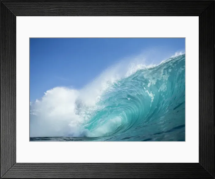 Framed Print : Electric blue pit Framed Print : Electric blue pit