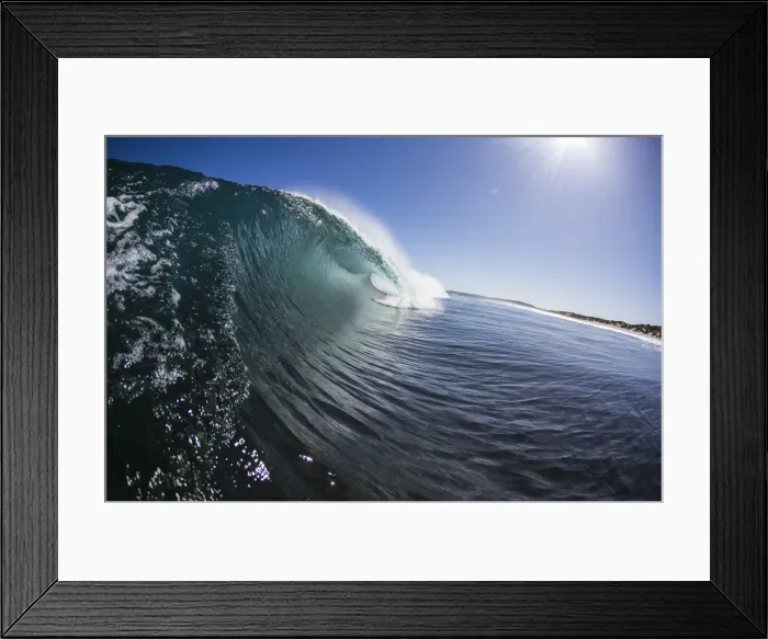 Framed Print : Mini slab. Pound for pound the heaviest 3 foot wave I have ever seen Framed Print : Mini slab. Pound for pound the heaviest 3 foot wave I have ever seen