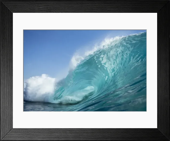 Framed Print : Blue pits. A beautiful after noon in WA producing some nice colours and some good waves