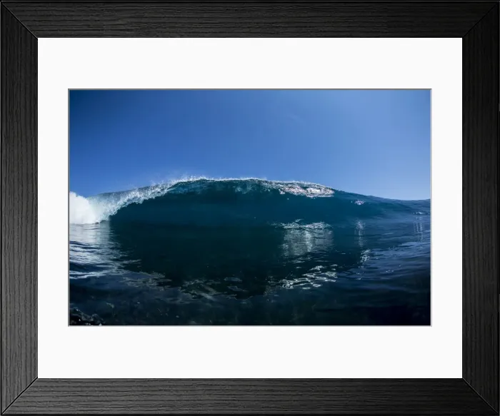 Framed Print : Straight glass