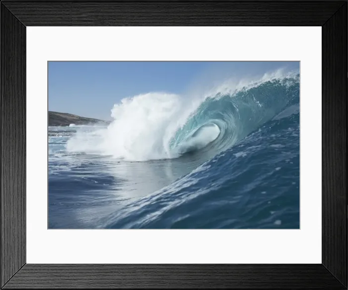Framed Print : Solid empty