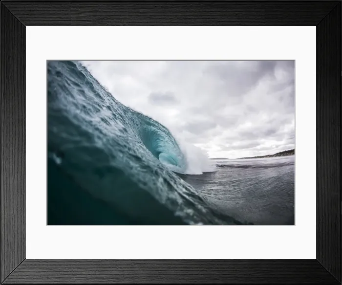 Framed Print : Dry empty. A little slup unloading on a dry bit of reef in western Australia Framed Print : Dry empty. A little slup unloading on a dry bit of reef in western Australia