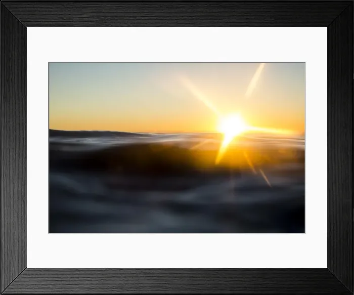Framed Print : Light depth