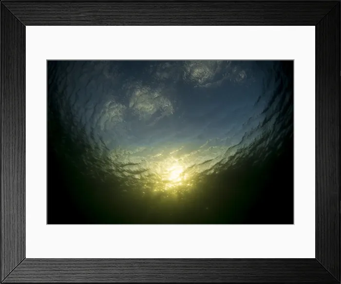 Framed Print : Spit gold. Beautiful afternoon in the water