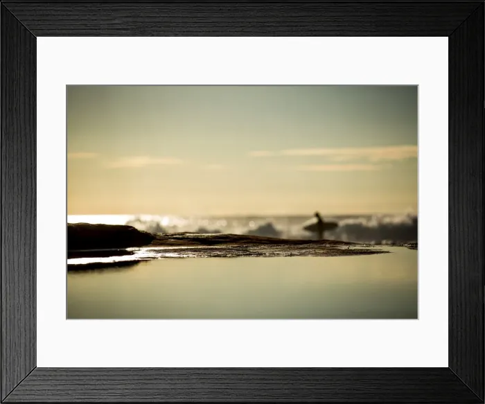 Framed Print : Glassy depth