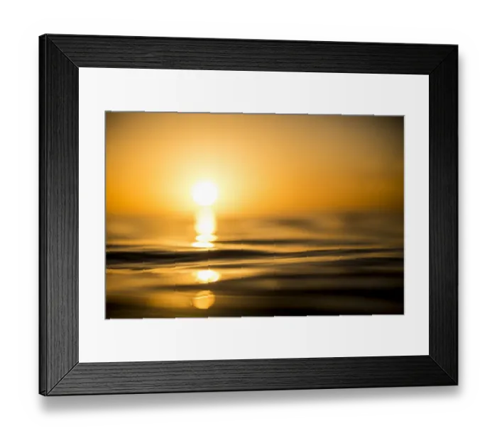 Framed Print : Gold depth