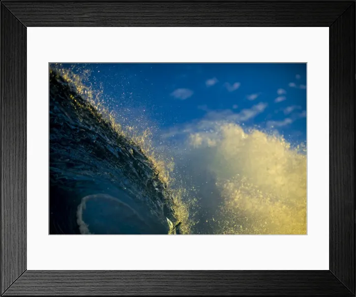 Framed Print : Blue and gold Framed Print : Blue and gold