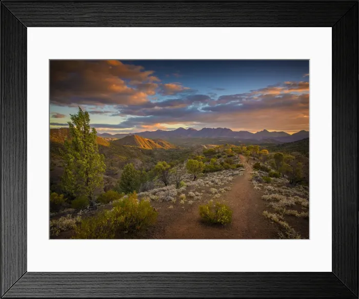 Framed Print : Bunyeroo valley inside the Ikara National Park, Southern Flinders Ranges, South Australia Framed Print : Bunyeroo valley inside the Ikara National Park, Southern Flinders Ranges, South Australia