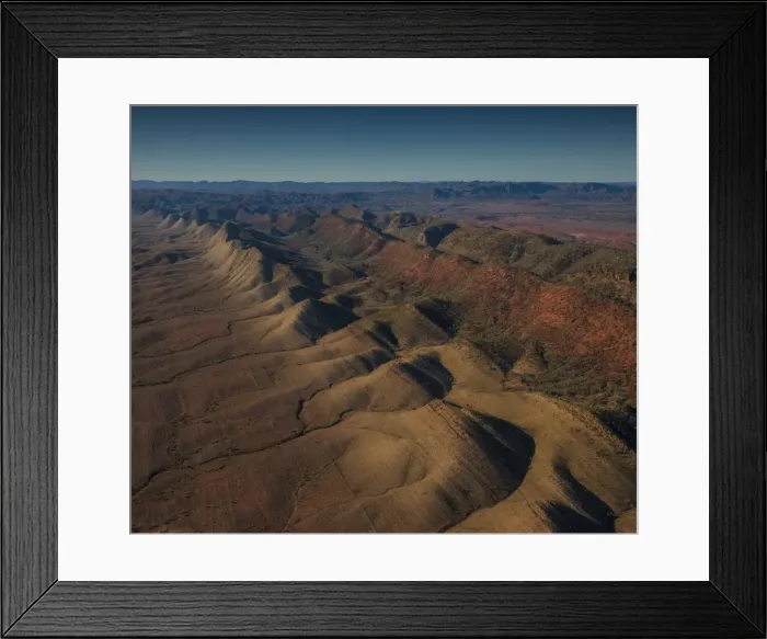 Framed Print : Blinman aerial view near Ikara National Park, Southern Flinders Ranges, South Australia Framed Print : Blinman aerial view near Ikara National Park, Southern Flinders Ranges, South Australia